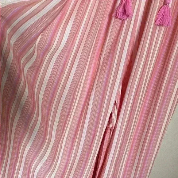 Anthropologie Striped Lounge Romper Size Large - Picture 5 of 7